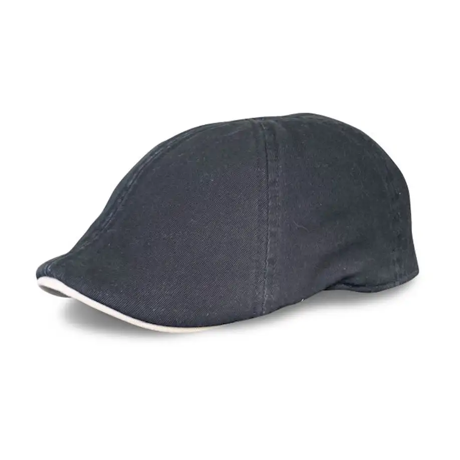 The Sailor Boston Scally Cap - Midnight Sky Black