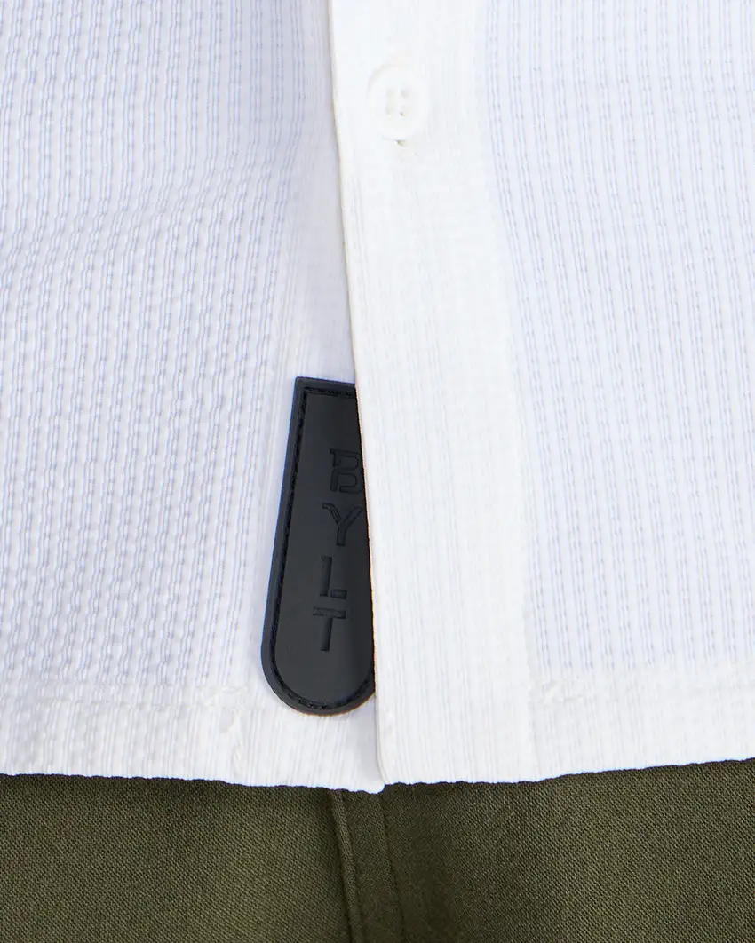 Seersucker Short Sleeve Button Down