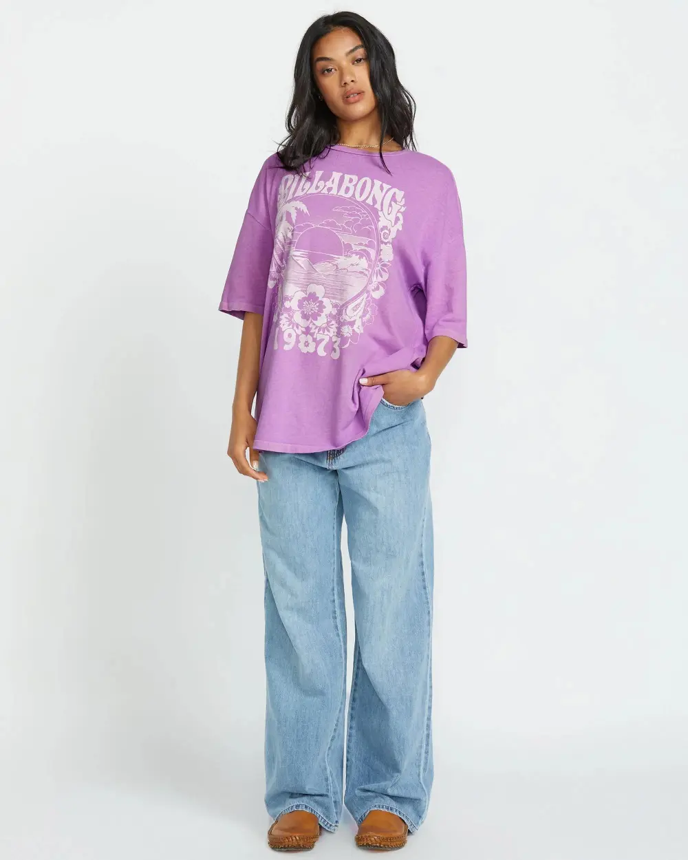 Sweet Ride Tee - Bright Orchid