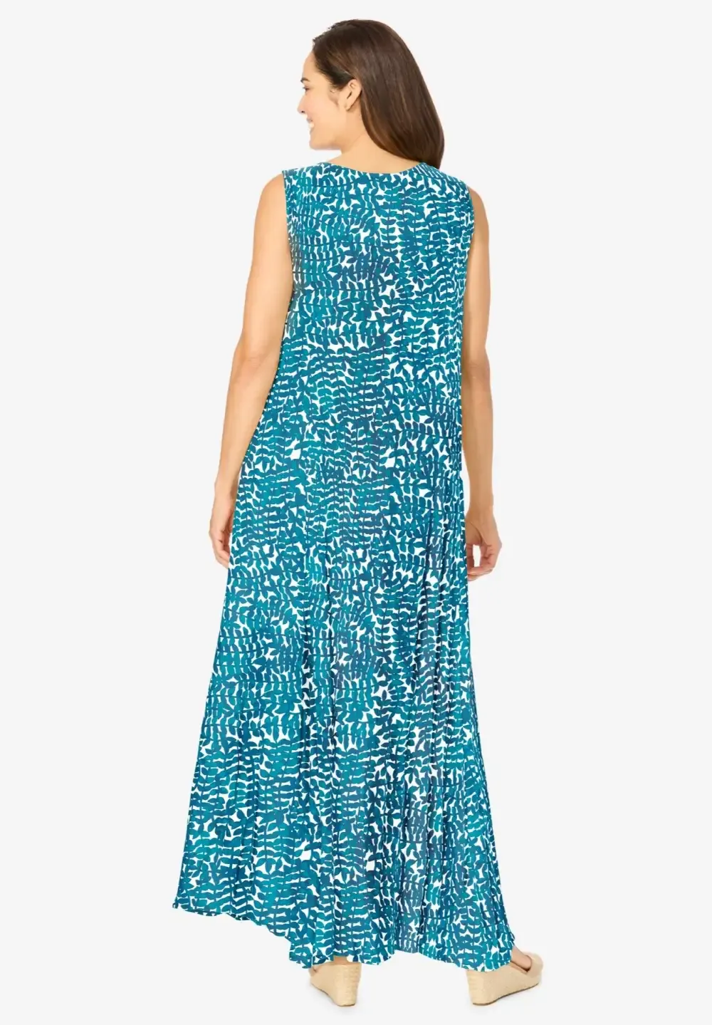 Sleeveless Crinkle Dress