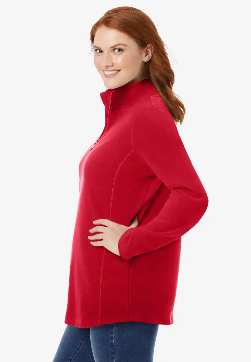 Microfleece Quarter-Zip Pullover