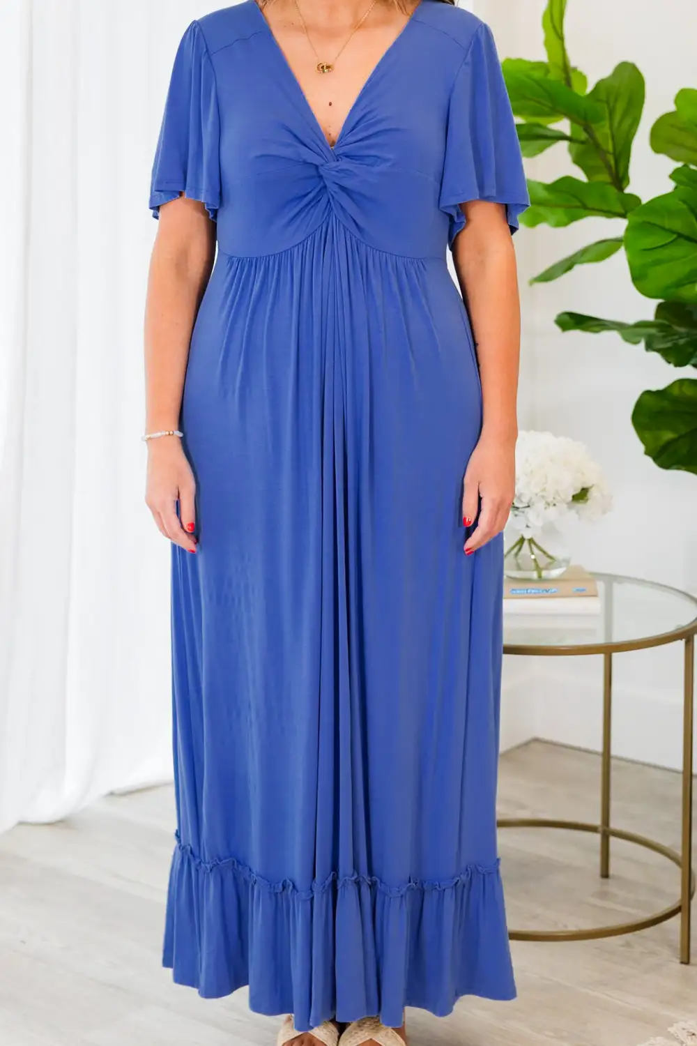 Blackbird Singing Dress, Cobalt