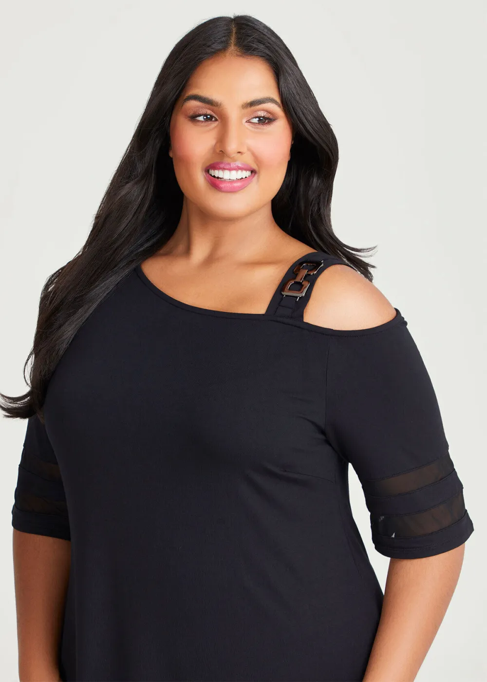 Cold Shoulder Bamboo Top