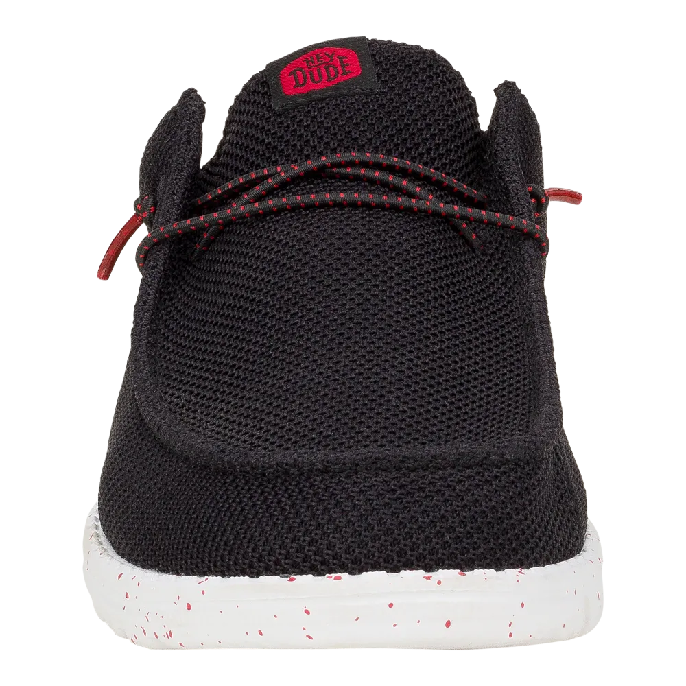 Wally Slip Varsity - Black/Red
