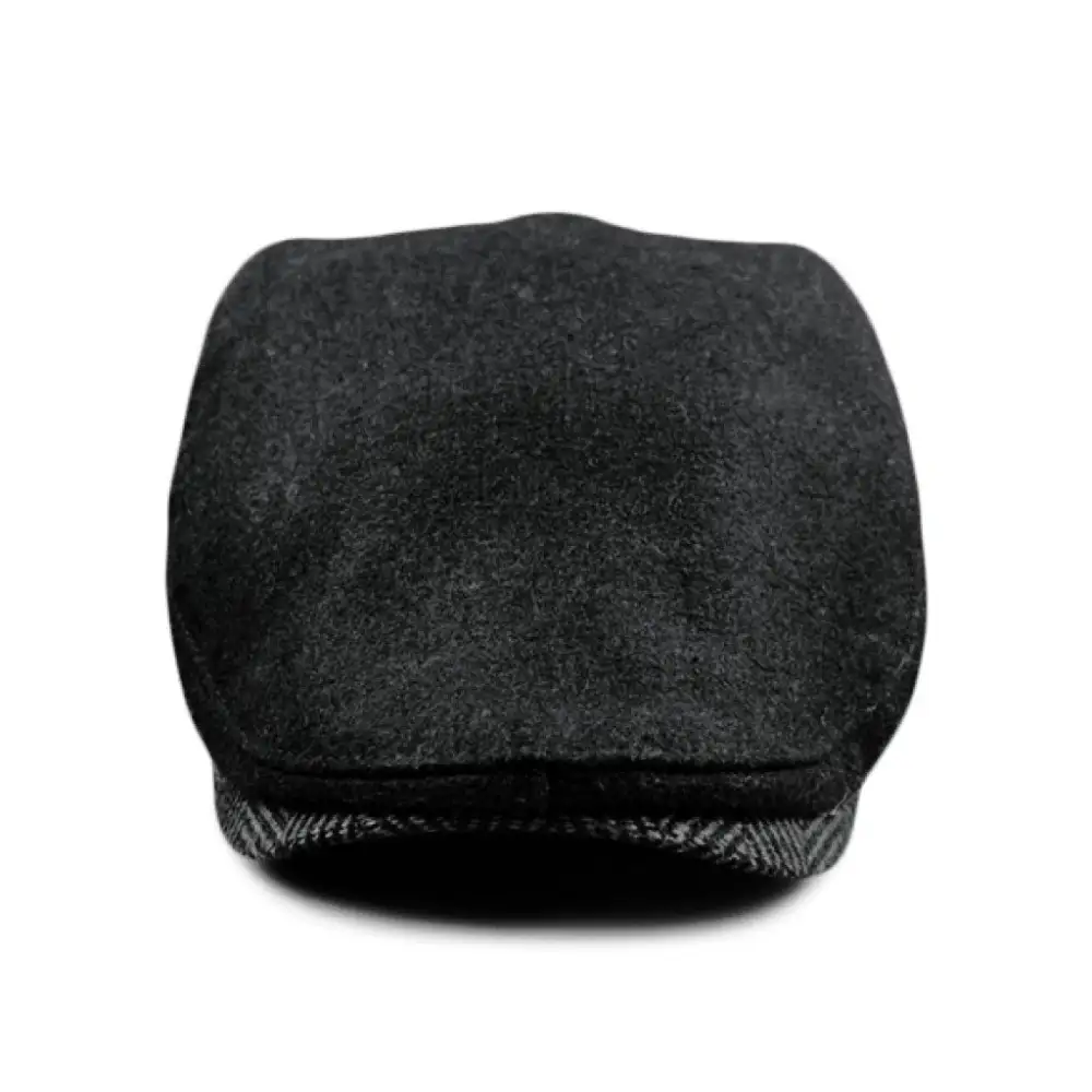 The Sidestreet Boston Scally Cap - Black