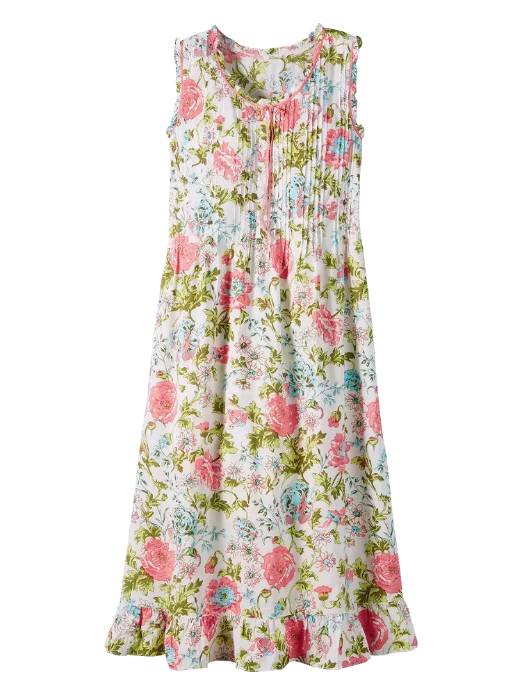 Ella Simone English Rose Cotton Lawn Nightgown