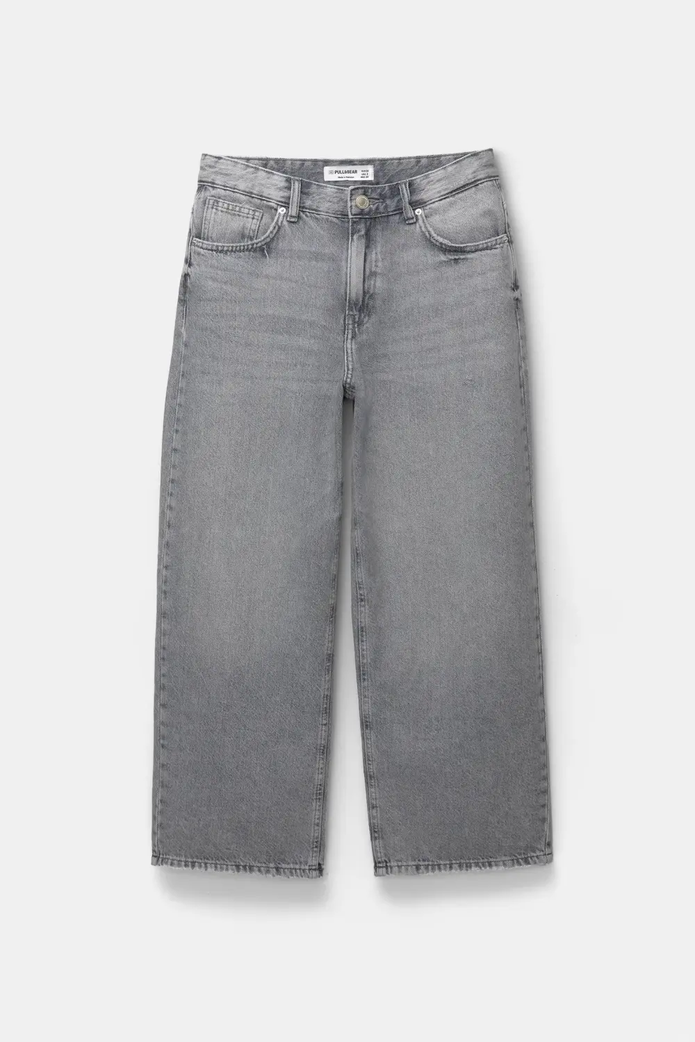 Jeans wide leg cropped