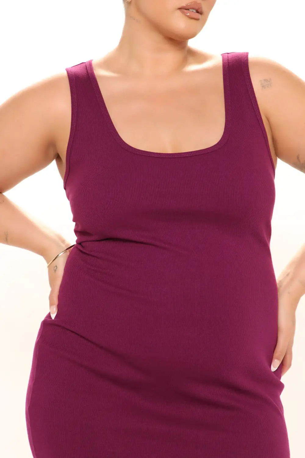 Mulberry Street Maxi Dress - Eggplant