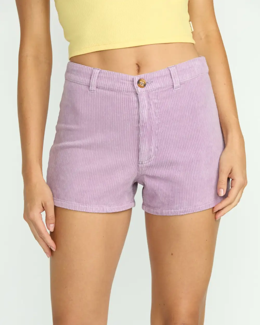 Free Fall Corduroy Shorts - Amethyst Smoke