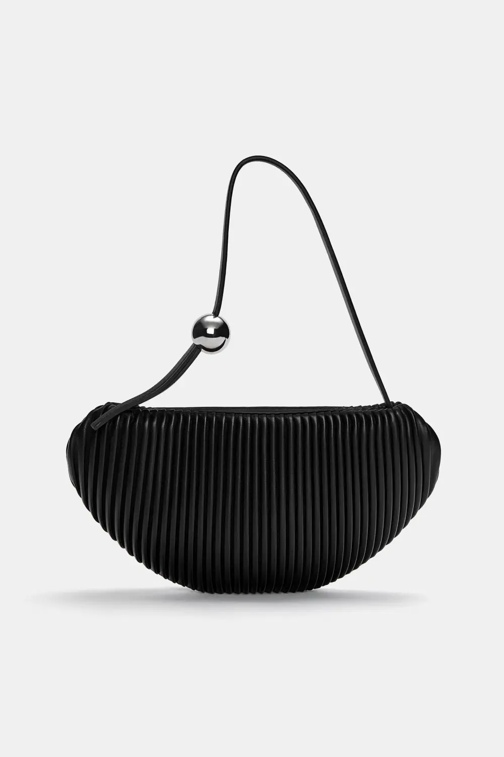 Bolso de hombro pliegues piel Chet Lo