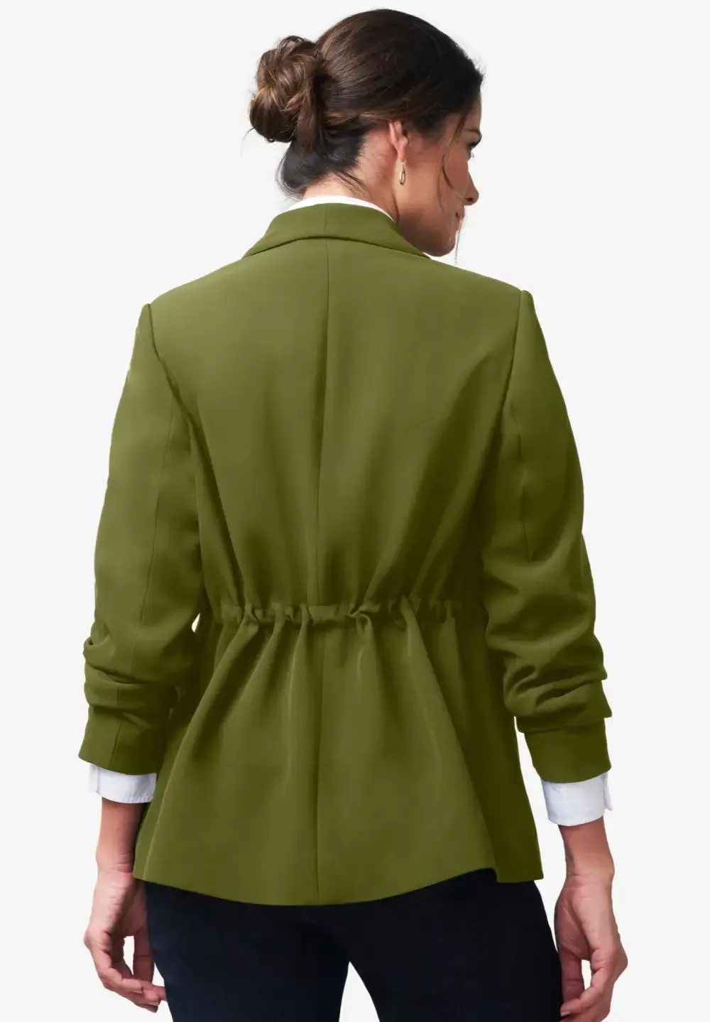 Cinch Back Bi-stretch Blazer