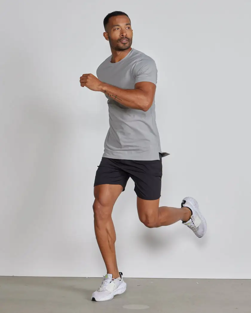 Pulse Short Sleeve Split Hem