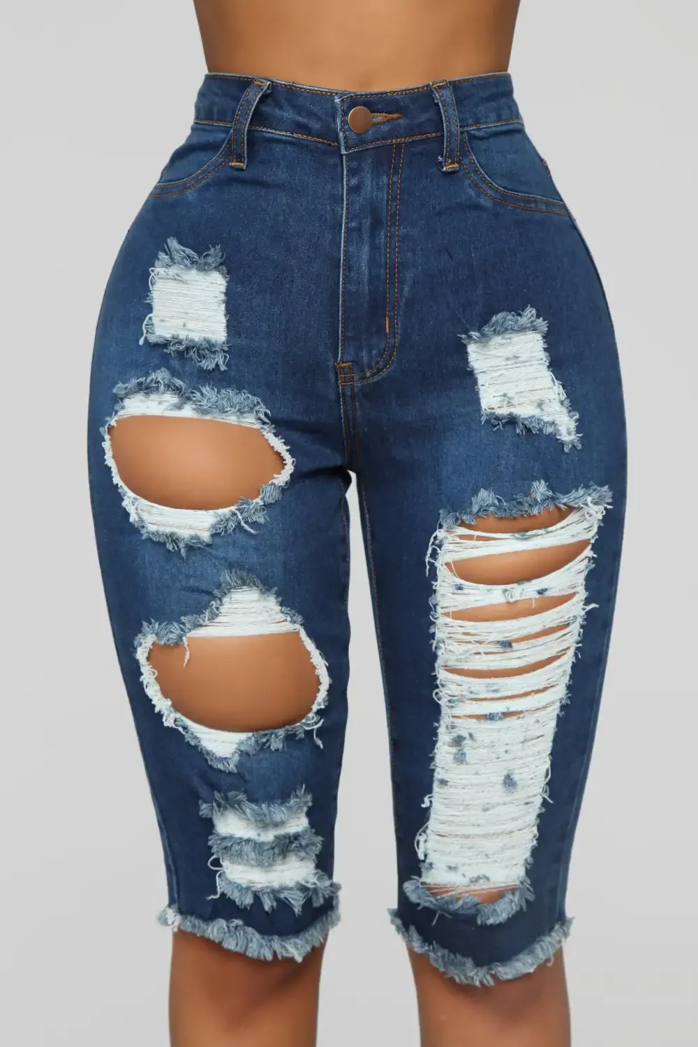 Lost At Sea Shorts - Dark Wash