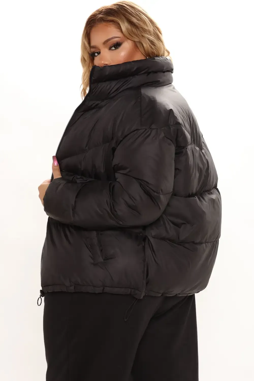 City Streets Puffer Jacket - Black