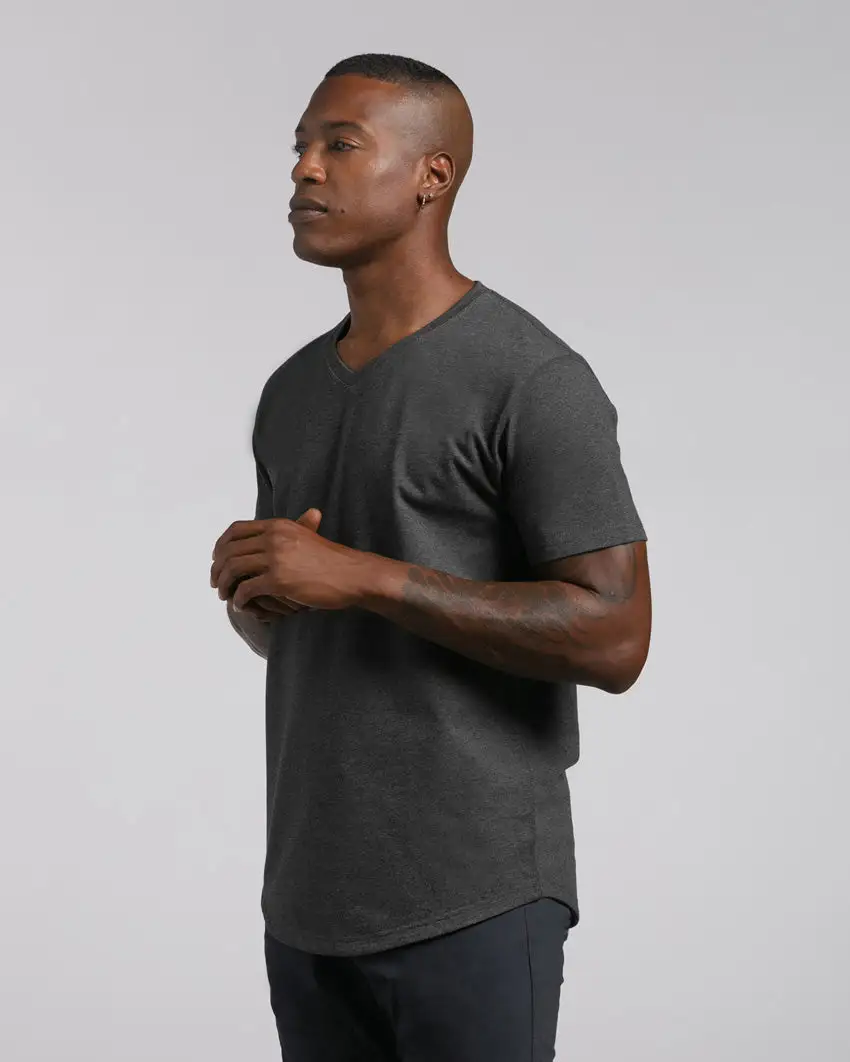 Drop-Cut V-Neck: Lux