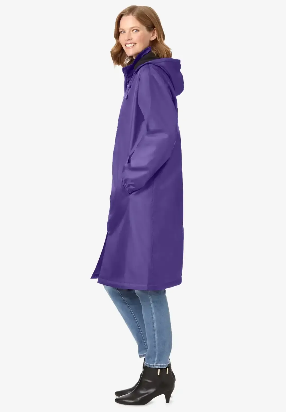 Mid-Length Raincoat