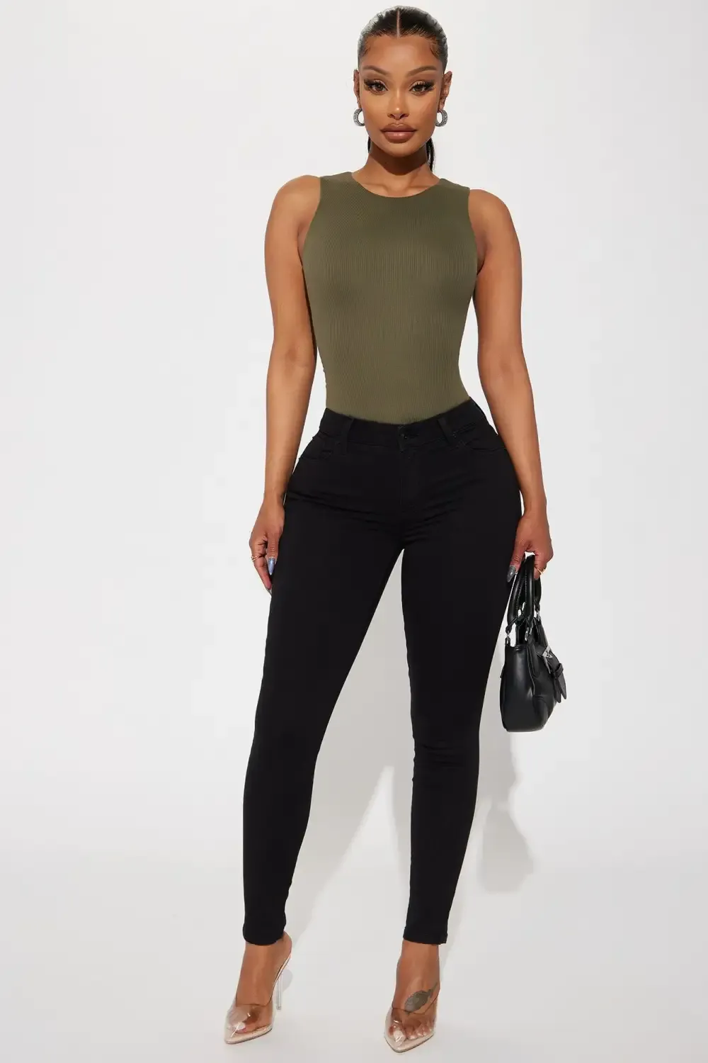 Nothing Better Than Me Skinny Jeans - Black