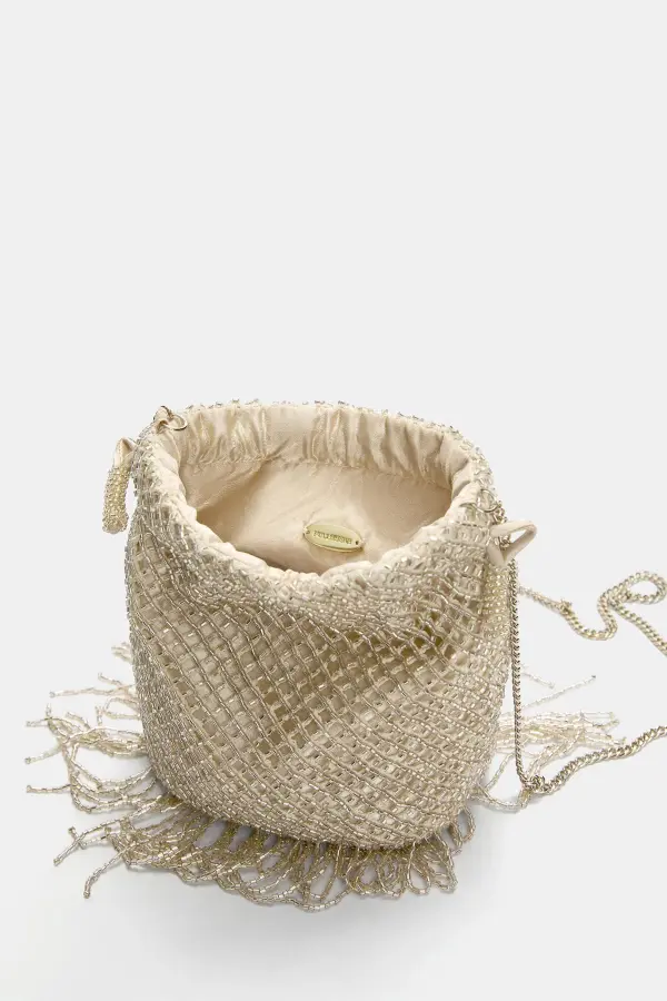 Bolso bombonera abalorios