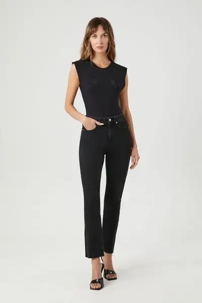 Rhinestone Heart Bodysuit