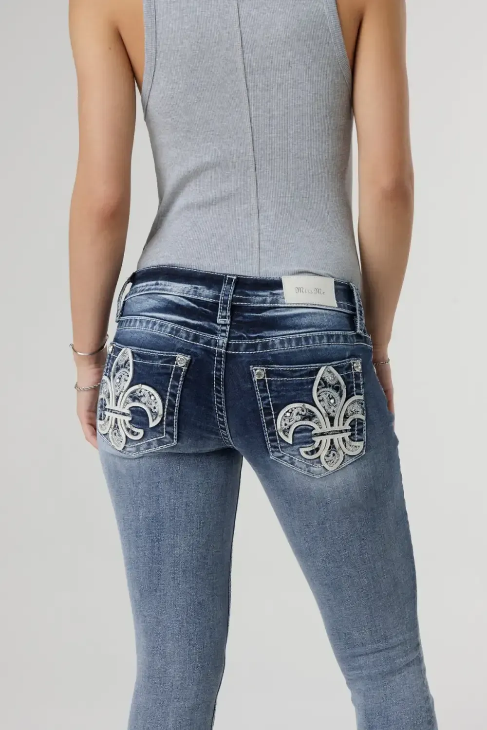 Fleur de Paisley Skinny Jeans