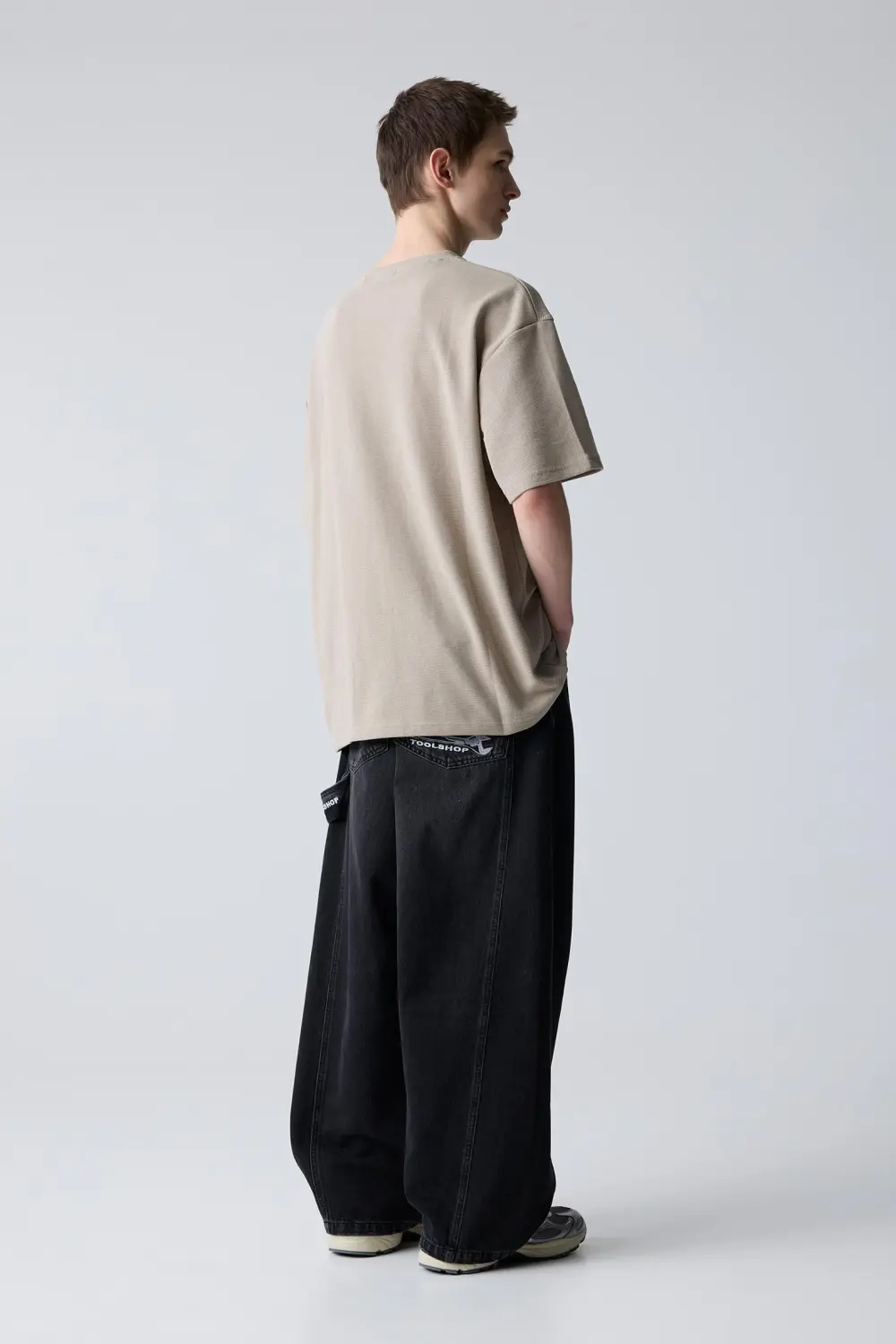 Basic short sleeve textured T-shirt