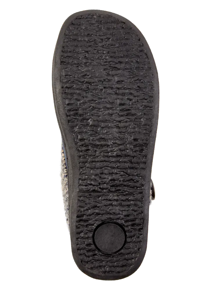Women's Suede Slipper Clogs With Ragg Cuffs