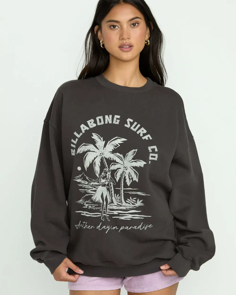 Ride In Crew Sweatshirt - Black Sands