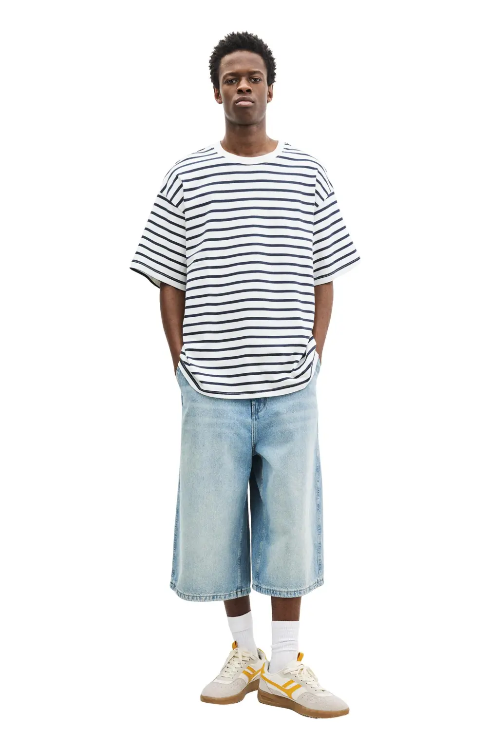 Striped short sleeve T-shirt