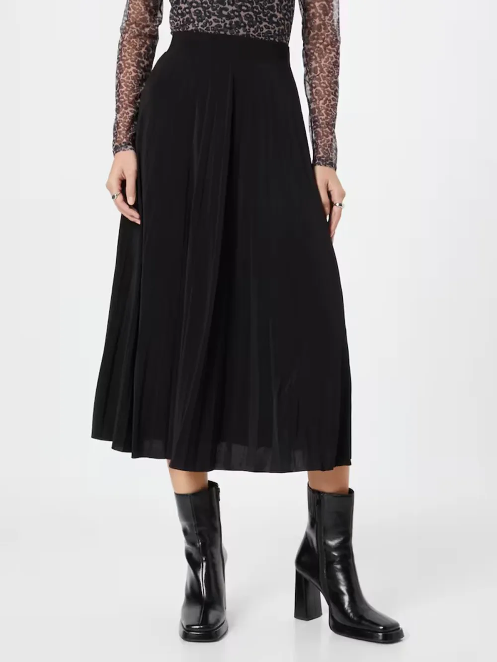 Casual Style Plain Colored  A-line Skirt