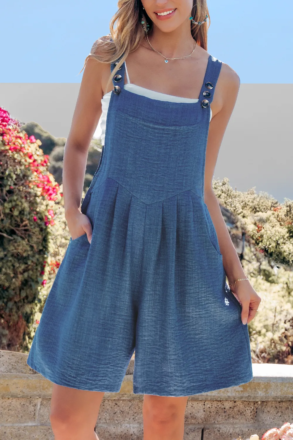 Donna Blue Romper
