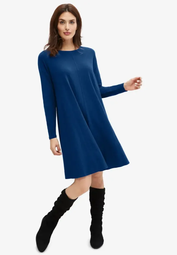 Knit Trapeze Dress