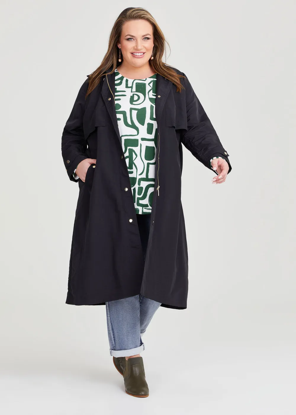 Bamboo Ponte Abstract Top