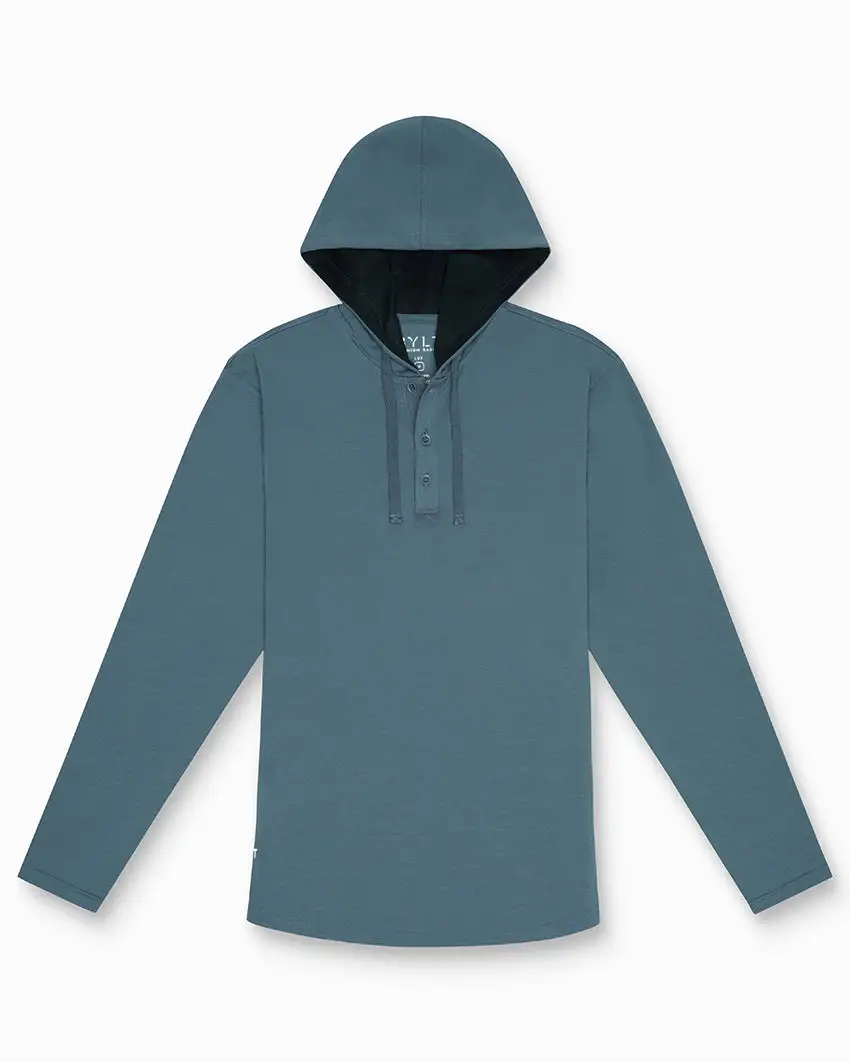 Drop-Cut: Lux Hooded Henley