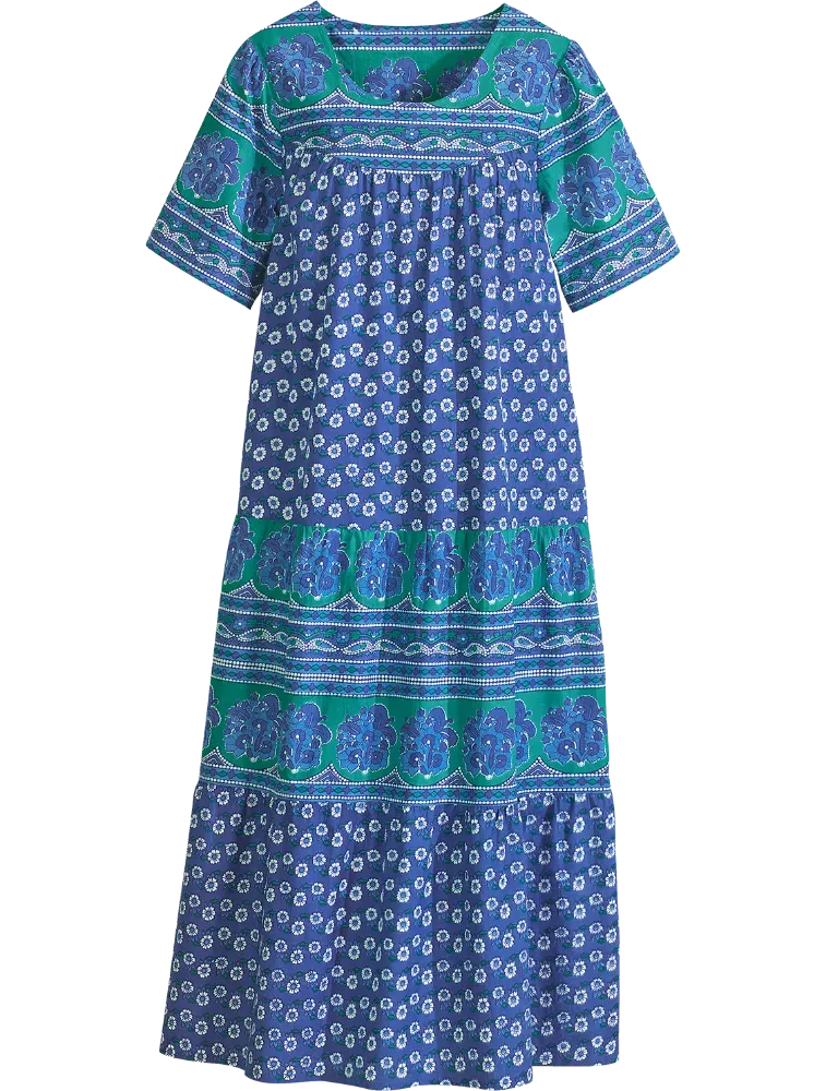 Ankle-Length Cotton Muumuu