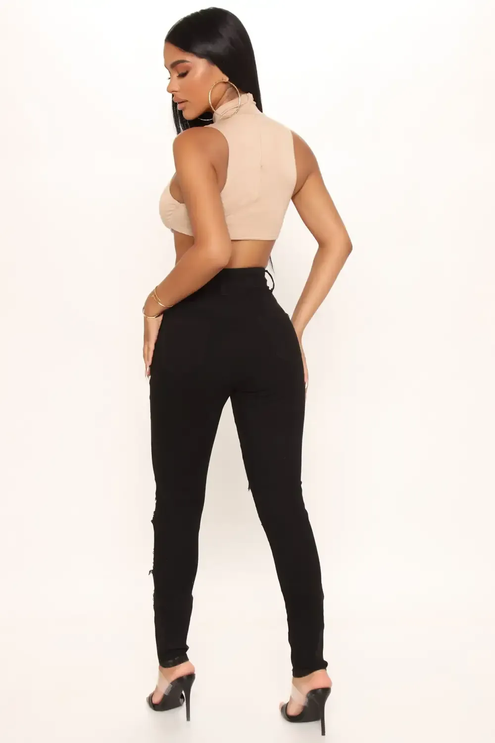 Say Yes To Distress Jeans - Black