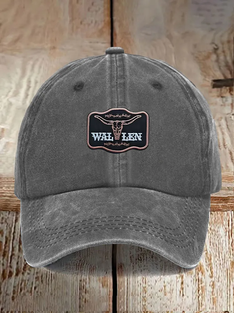 Wallen Patterned Printed Baseball Caps