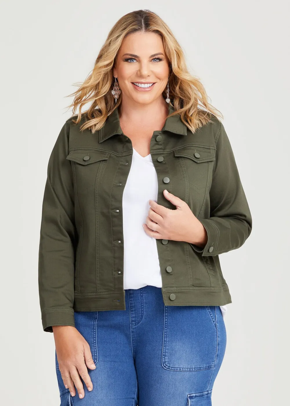 Coloured Classic Denim Jacket