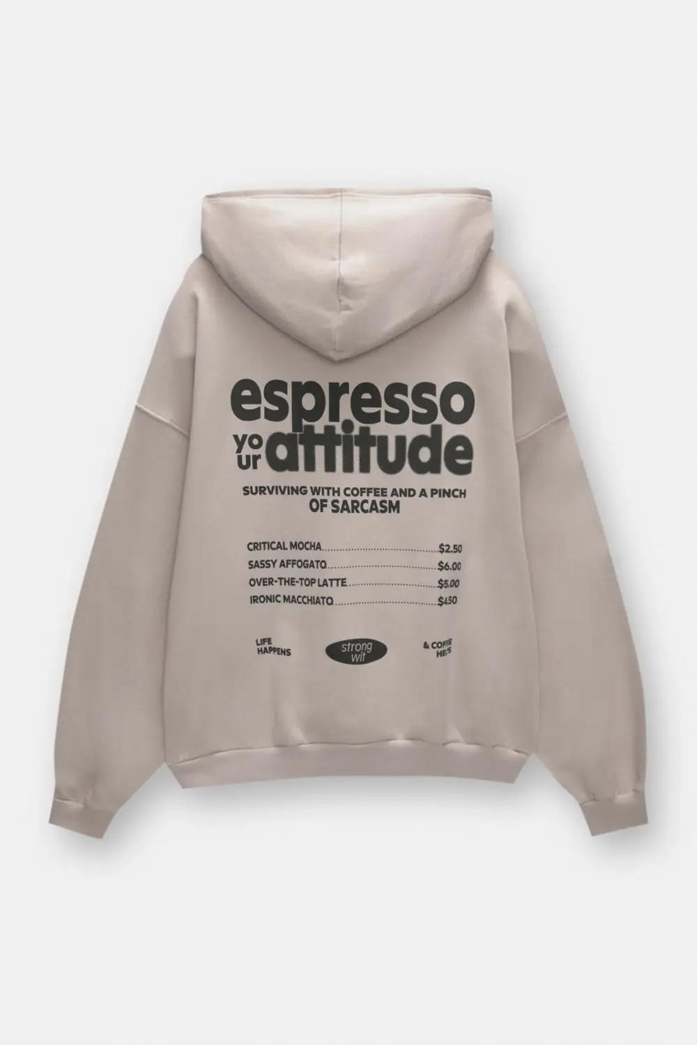 Sudadera gráfico espresso