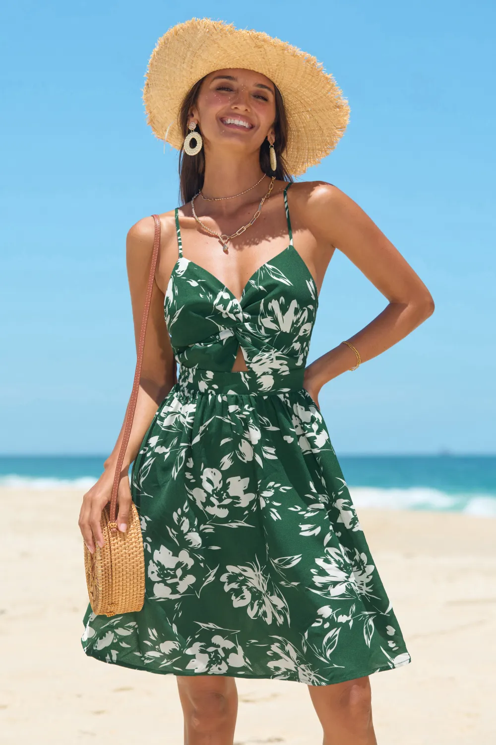 Sunkissed Bliss Floral Mini Dress