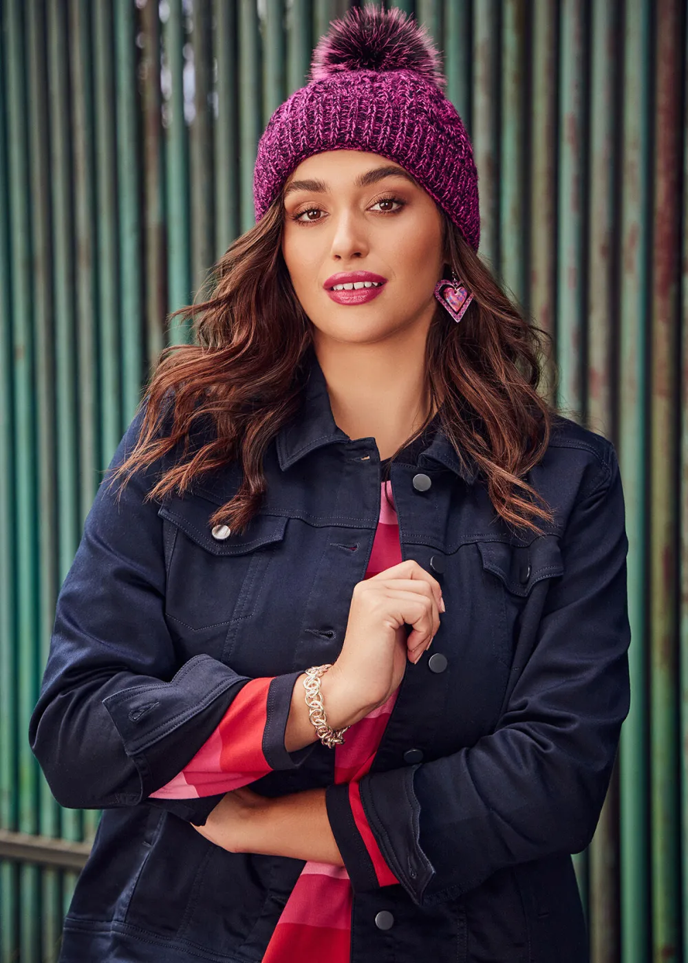 Coloured Best Fit Denim Jacket