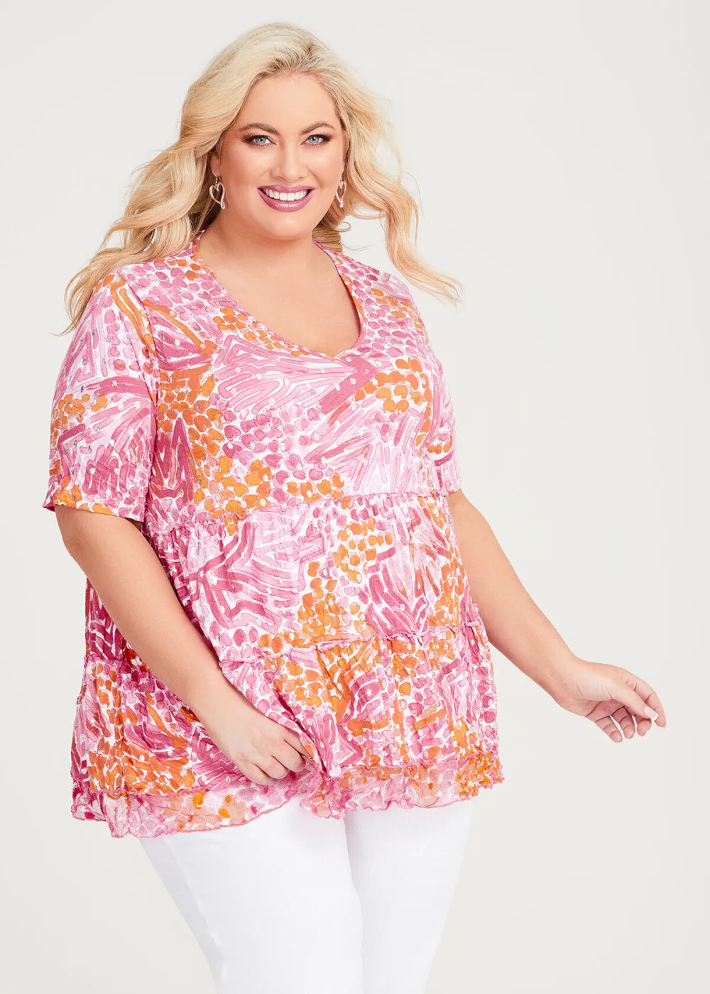 Dolce Bamboo Foil Crush Top