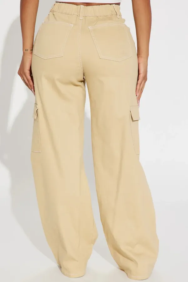 Good Intentions Cargo Jeans - Khaki