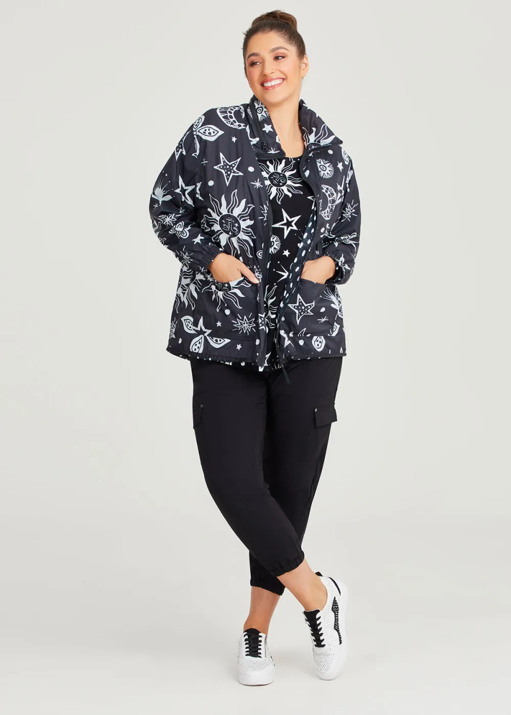 Active Lunar Print Top