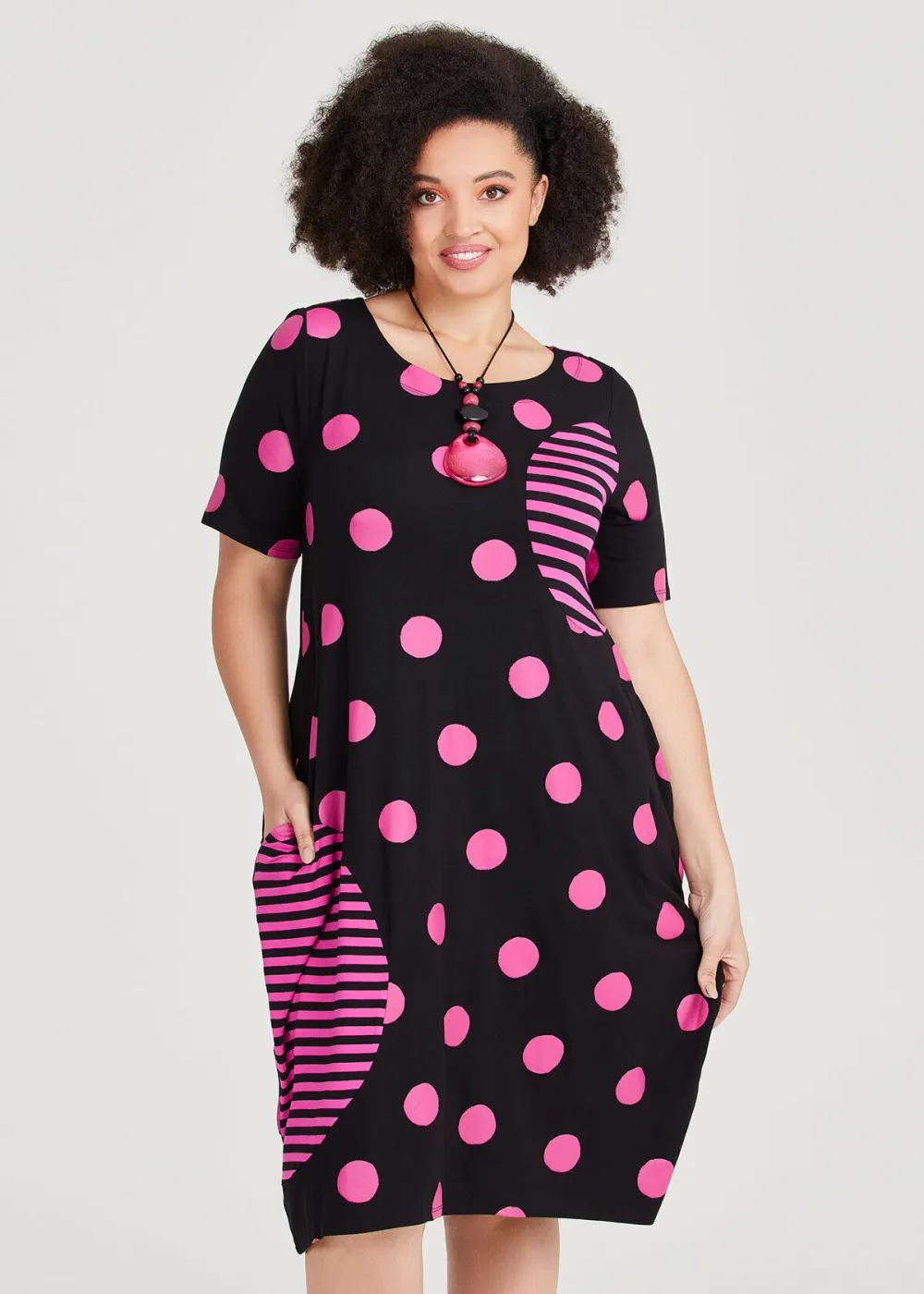 Natural Spot Harmony Dress