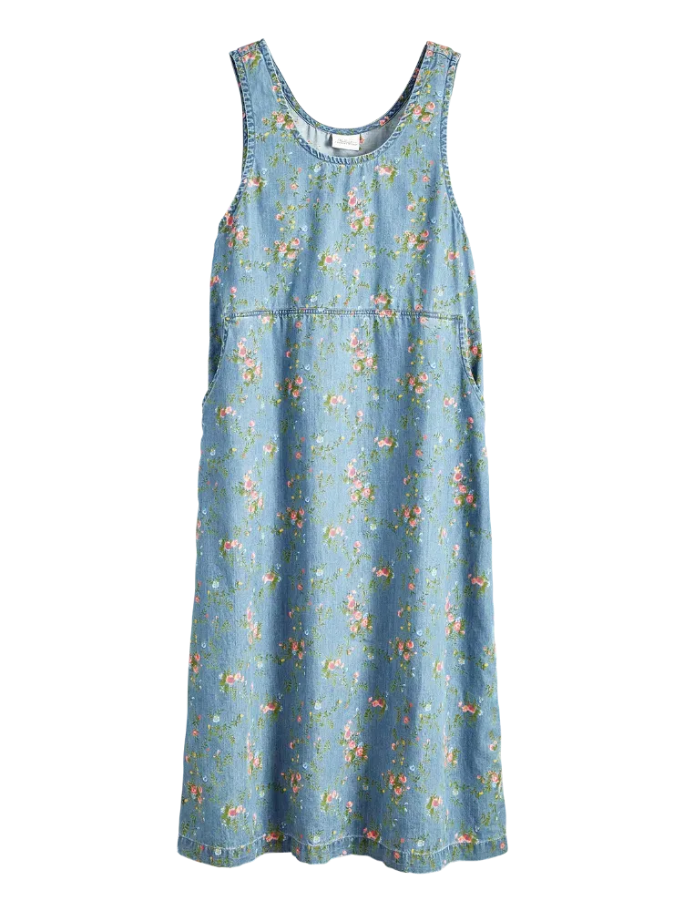 Ella Simone Floral Denim Jumper