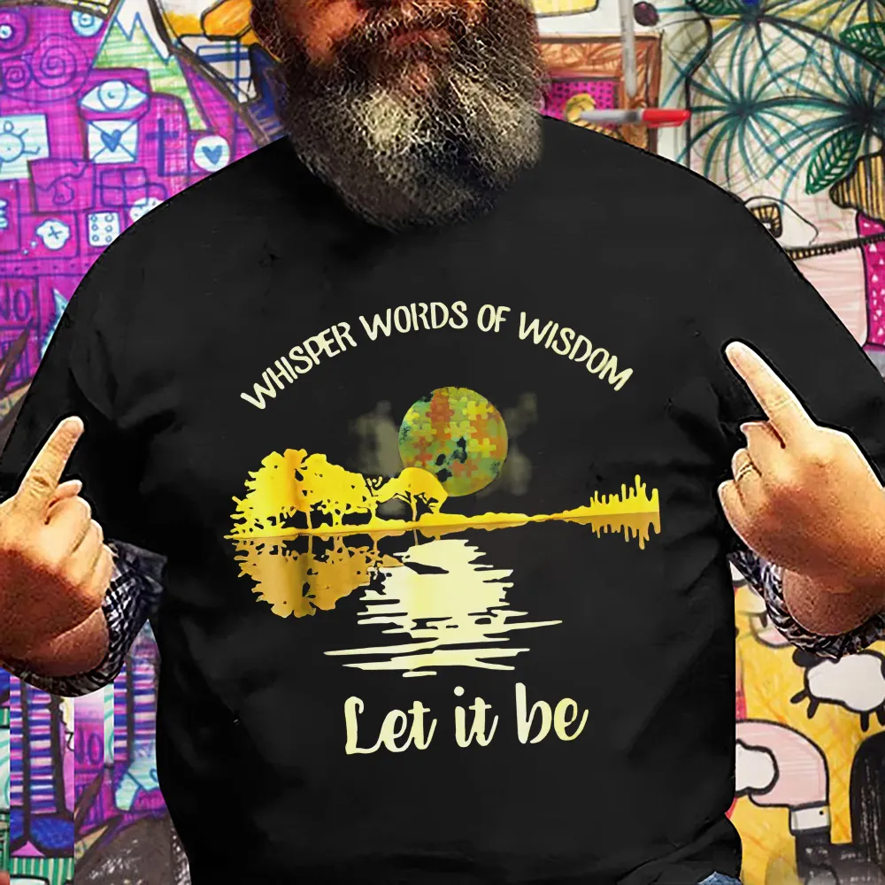 Whisper Words Of Wisdom Printed Men's T-shirt