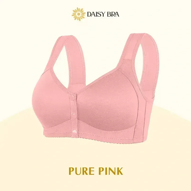 10-Pack Women's Bra - Comfortable & Convenient Front Button Bra