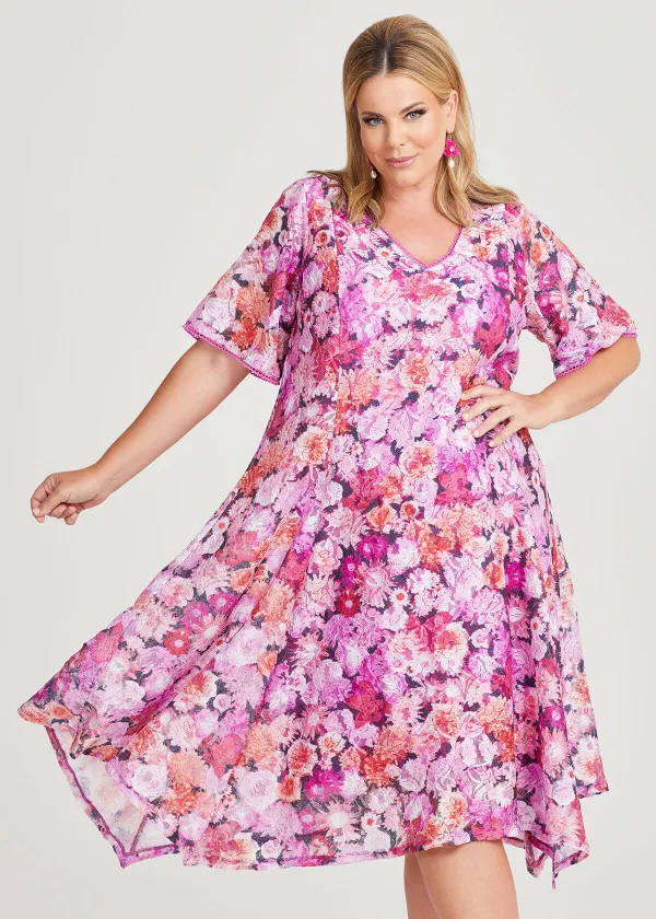 Bouquet Lace Cocktail Dress