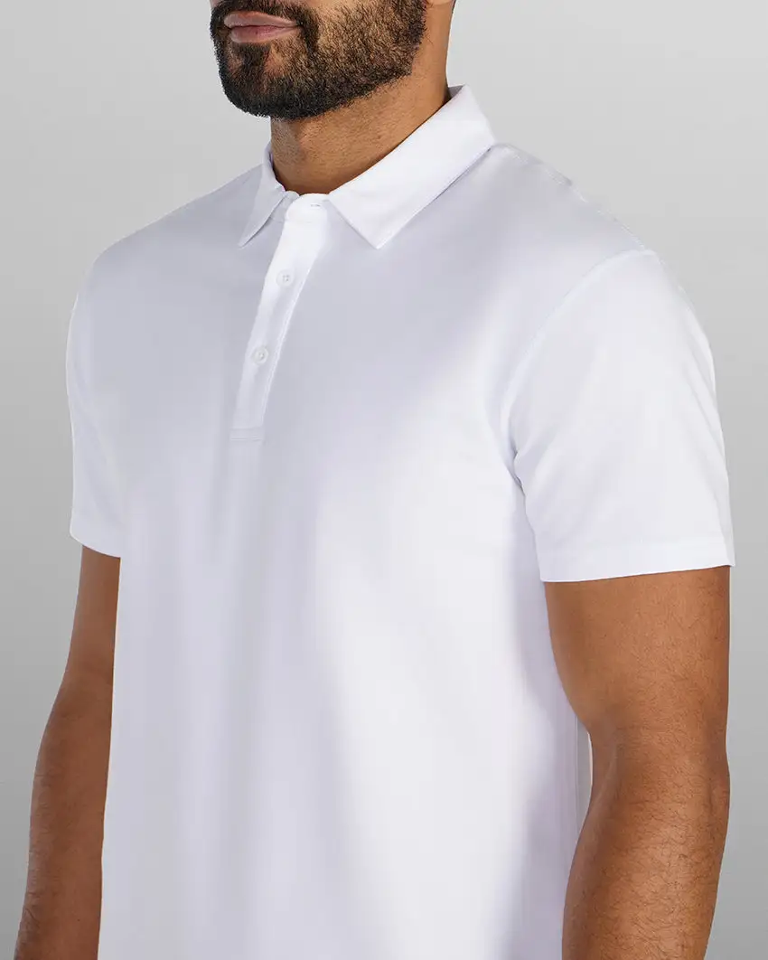 Lux Split Hem Polo