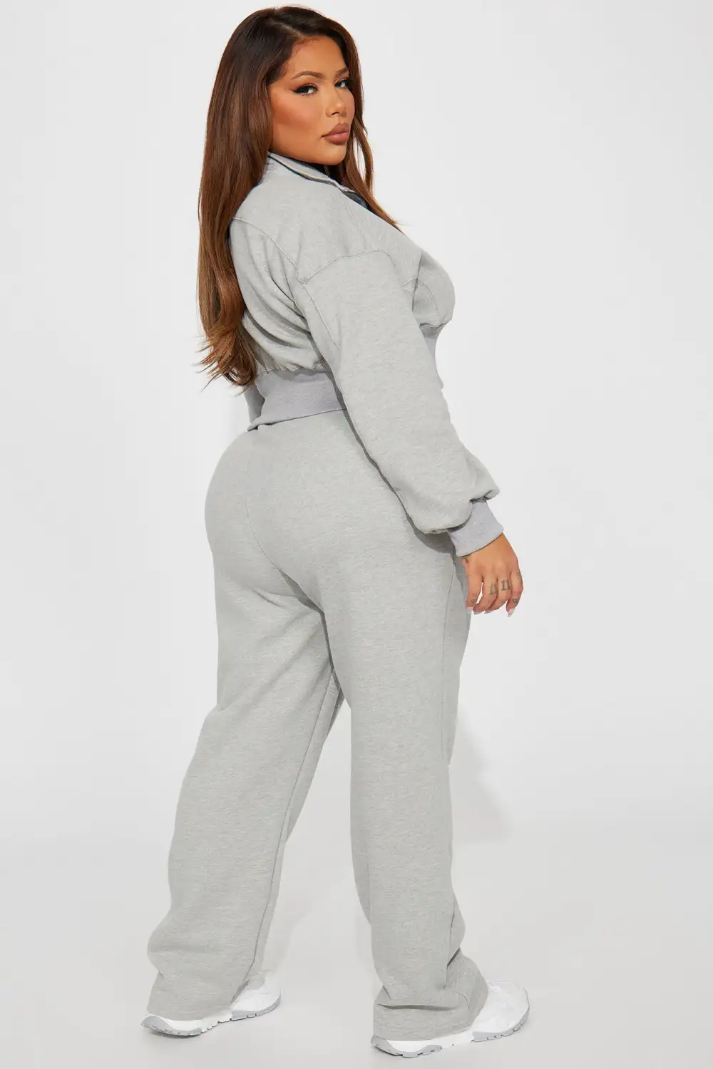 Its Always Casual Pant Set - Grey